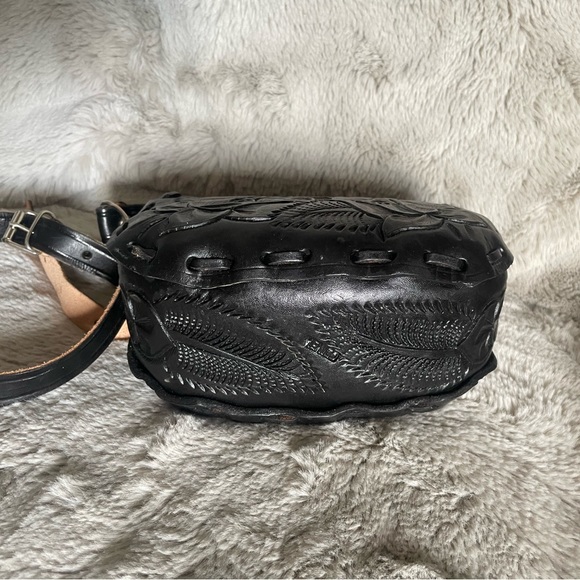 Handcrafted leather bag Mexico - Picture 3 of 3